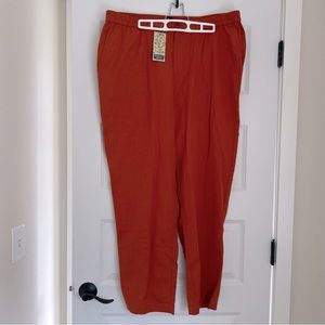 NWT Gudrun Sjorden orange woven trouser